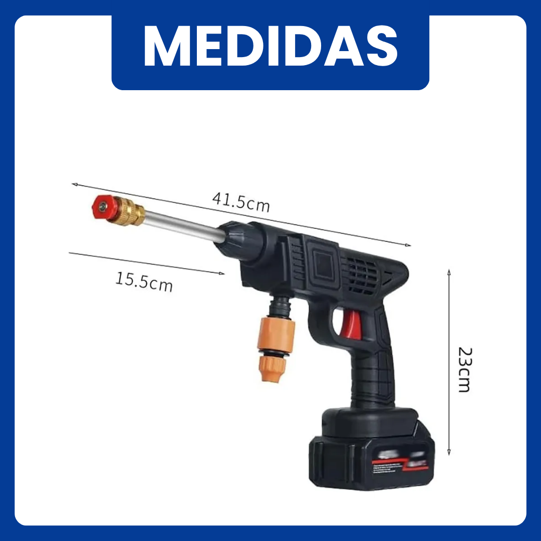 HIDROLAVADORA INALAMBRICA PORTATIL 48V PISTOLA DE AGUA A PRESION PARA AUTO, PATIO Y JARDIN